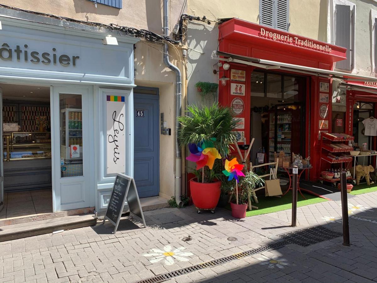 Appartement Terrasse climatisé calme en centre-ville LʼIsle-sur-la-Sorgue Exterior foto